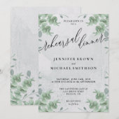 Eucalyptus Greenery Waterverf Kaart (Voorkant / Achterkant)