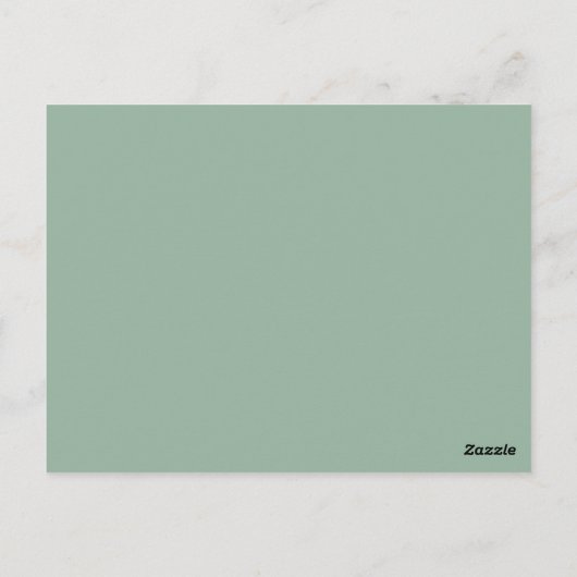 Eucalyptus Greenery Waterverf Weddenschap Briefkaart (Achterkant)