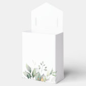 Eucalyptus Greenery Waterverf Wedding Bedankdoosjes (Geopend)