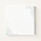 Eucalyptus Greenery Waterverf Wedding Guestbook Notitieboek (Achterkant)