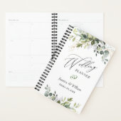 Eucalyptus Greenery Waterverf Wedding Planner (Display)