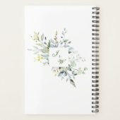 Eucalyptus Greenery Waterverf Wedding Planner (Achterkant)