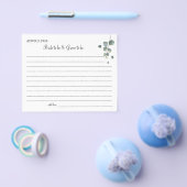 Eucalyptus greenery Weddenschap-kaartdouche Flyer (Enkel)