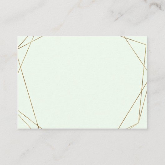 Eucalyptus Greenery Wedding Accommodatie Informatiekaartje (Achterkant)