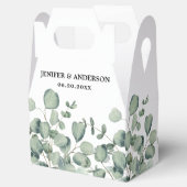Eucalyptus Greenery Wedding Bedankdoosjes (Geopend)