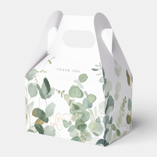 Eucalyptus Greenery Wedding Bedankdoosjes (Achterkant)