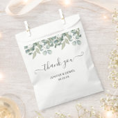 Eucalyptus Greenery Wedding Bedankzakje (Geknipt)