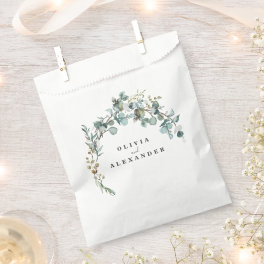 Eucalyptus Greenery Wedding Bedankzakje (Geknipt)