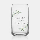 Eucalyptus Greenery Wedding Blikvorm Glas (Voorkant)