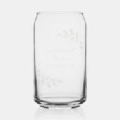 Eucalyptus Greenery Wedding Blikvorm Glas (Achterkant)