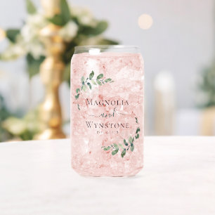 Eucalyptus Greenery Wedding Blikvorm Glas