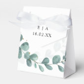 Eucalyptus Greenery Wedding Bonbonniere Bedankdoosjes (Voorkant Zijde)