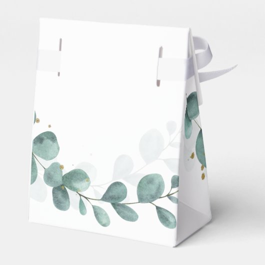 Eucalyptus Greenery Wedding Bonbonniere Bedankdoosjes (Achterkant)