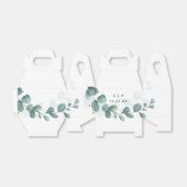 Eucalyptus Greenery Wedding Bonbonniere Gable Bedankdoosjes (Uitgevouwen)