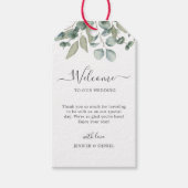 Eucalyptus Greenery Wedding Cadeaulabel (Voorkant)