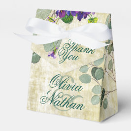 Eucalyptus Greenery Wedding Favor Boxes Bedankdoosjes