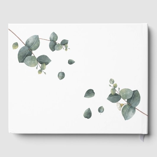 Eucalyptus Greenery Wedding Gastenboek (Achterkant)
