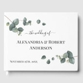 Eucalyptus Greenery Wedding Gastenboek (Voorkant)