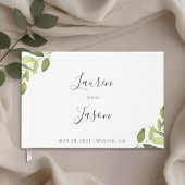 Eucalyptus Greenery Wedding Gastenboek