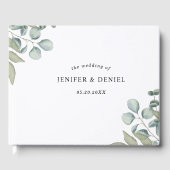 Eucalyptus Greenery Wedding Gastenboek (Voorkant)
