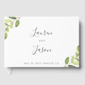Eucalyptus Greenery Wedding Gastenboek (Voorkant)