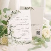 Eucalyptus Greenery Wedding Invitation Kaart