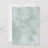 Eucalyptus Greenery Wedding Kaart (Achterkant)