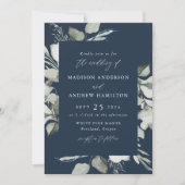 Eucalyptus Greenery Wedding Kaart (Voorkant)