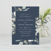 Eucalyptus Greenery Wedding Kaart (Staand voorkant)