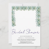 eucalyptus greenery wedding kaart (Voorkant)