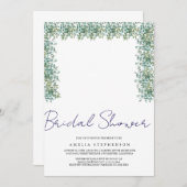 eucalyptus greenery wedding kaart (Voorkant / Achterkant)