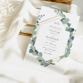 Eucalyptus Greenery Wedding Kaart