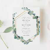 Eucalyptus Greenery Wedding Kaart