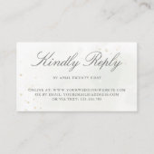 Eucalyptus Greenery Wedding Online RSVP Informatiekaartje (Voorkant)