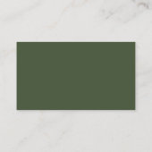 Eucalyptus Greenery Wedding Online RSVP-kaarten Visitekaartje (Achterkant)