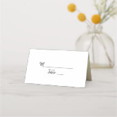 Eucalyptus Greenery Wedding Place Card Plaatskaartje (Voorkant)