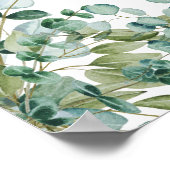 eucalyptus greenery wedding  poster (Hoek)