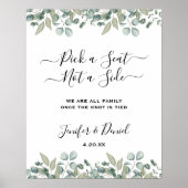 Eucalyptus Greenery Wedding Poster (Voorkant)