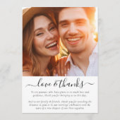 Eucalyptus Greenery Wedding Programmakaart (Achterkant)