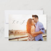 Eucalyptus Greenery Wedding RSVP-kaart RSVP Kaartje (Achterkant)