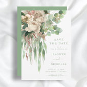 Eucalyptus Greenery Wedding Save The Date
