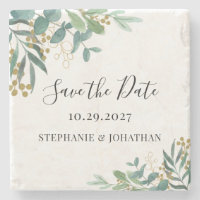 Eucalyptus Greenery Wedding Save the Date
