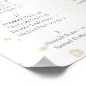 Eucalyptus Greenery Wedding Seding Chart Poster (Hoek)