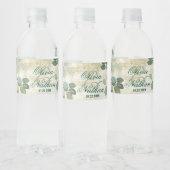 Eucalyptus Greenery Wedding Water Bottle Labels Waterfles Etiket (Flessen)