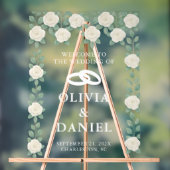 Eucalyptus Greenery Wedding Welkom Acryl Bord (Neutraal)