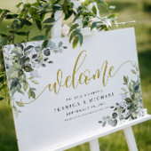 Eucalyptus Greenery Wedding Welkomstteken Poster