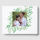 Eucalyptus Greenery Wedding White Green Gastenboek (Achterkant)