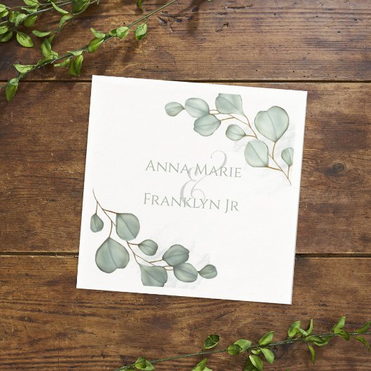 Eucalyptus Greenery Weddings Elegant Foliage Servet