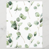 Eucalyptus Greenery Weduwroute en Welkom (Achterkant)