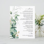 Eucalyptus Greenery Weduwroute en Welkom (Staand voorkant)